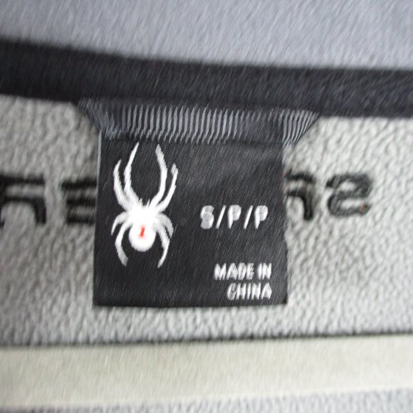 Spyder Sweater Mens Small Gray Boundless Half Zip Pullover Outdoors Fleece Hike - Picture 9 of 16